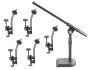 On-Stage Drum Set Microphone Stand and Clips Pack