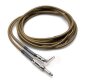 Hosa Tweed GTR Instrument Cable with Right Angle Plug