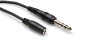 Hosa MHE Female TRS 1/8" to Male TRS 1/4" Headphone Adapter Cable