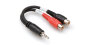 Hosa Y Cable (Stereo 1/8" TRS Minijack Male to 2 x RCA Female)