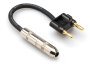 Hosa BNP116BK 16-Gauge 1/4 in. to Dual Banana Adapter