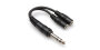 Hosa YMP-234 Female TRS 1/4" to Dual Female TRS 1/8" Y-Cable