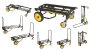 RocknRoller Multi-Cart Equipment Cart with R-Trac Wheels