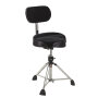 Gibraltar 9608MB Motorcycle-Top Double-Braced Drum Throne, with Back Rest
