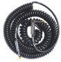 Core One Bullet Coil Cable with 1 Angled and 1 Straight Plug