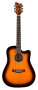 ESP LTD Xtone DC5E Acoustic-Electric Guitar