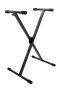 On-Stage KS7290 Pro Heavy-Duty Single-X ERGO-LOK Keyboard Stand