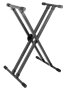 On-Stage KS8291XX Pro Double-X ERGO-LOK Keyboard Stand