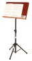 On-Stage SM7312W Conductor Stand with Wide Wooden Bookplate