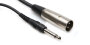 Hosa Male TS 1/4" to XLR Male Unbalanced Interconnect Cable