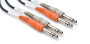 Hosa CSS200 Series Dual 1/4" TRS to TRS Interconnect Cable