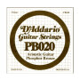 D'Addario Phosphor Bronze Wound Acoustic Guitar String