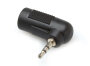 Hosa GMP-467 Right Angle Female TRS 1/8" to Sub-Mini 2.5mm TRS Male Adapter
