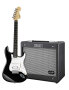 Squier Stop Dreaming Start Playing Affinity Strat HSS Electric Guitar Package with G-DEC