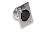 Hosa NC3FP-1 Neutrik P-Flange XLR Female Connector