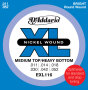 D'Addario EXL Nickel Wound Electric Guitar Strings