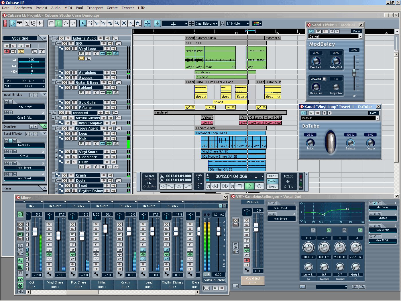 cubase 5 interface