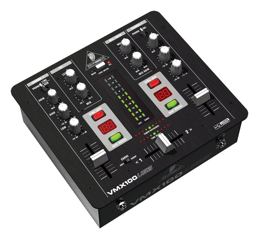 usb dj mixer