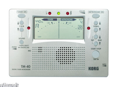 Korg TM40 Chromatic Tuner and Metronome