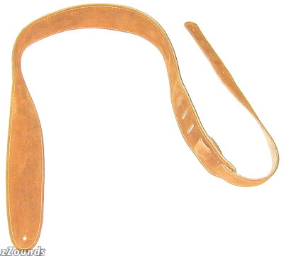 Perri's Leathers Natural Suede Guitar Strap