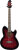 Transparent Red Sunburst