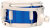 Blue with White Hardware