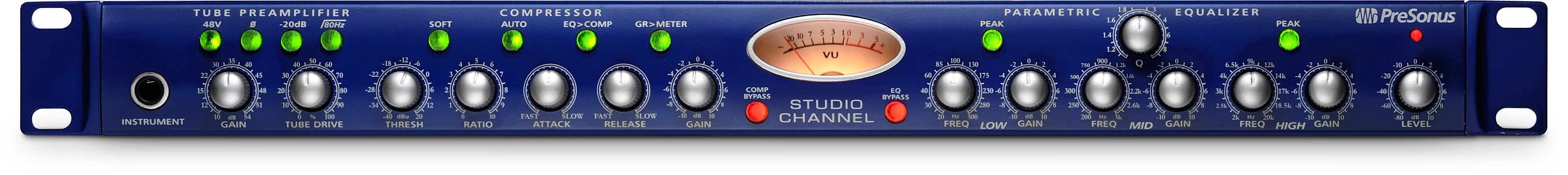 Presonus Studio Channel (Tube Preamp/Parametric EQ/Compressor) Studio_channel-front-2ffb59900ea8b2790e1cea81ed2130cc