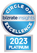bizrate insights circle of excellence 2020 platinum