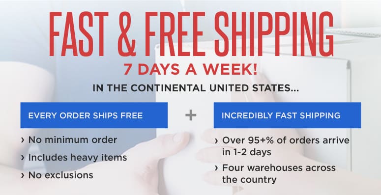 fast & free shipping