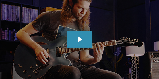 Listen to the Epiphone Dave Grohl DG-335 in our exclusive video!