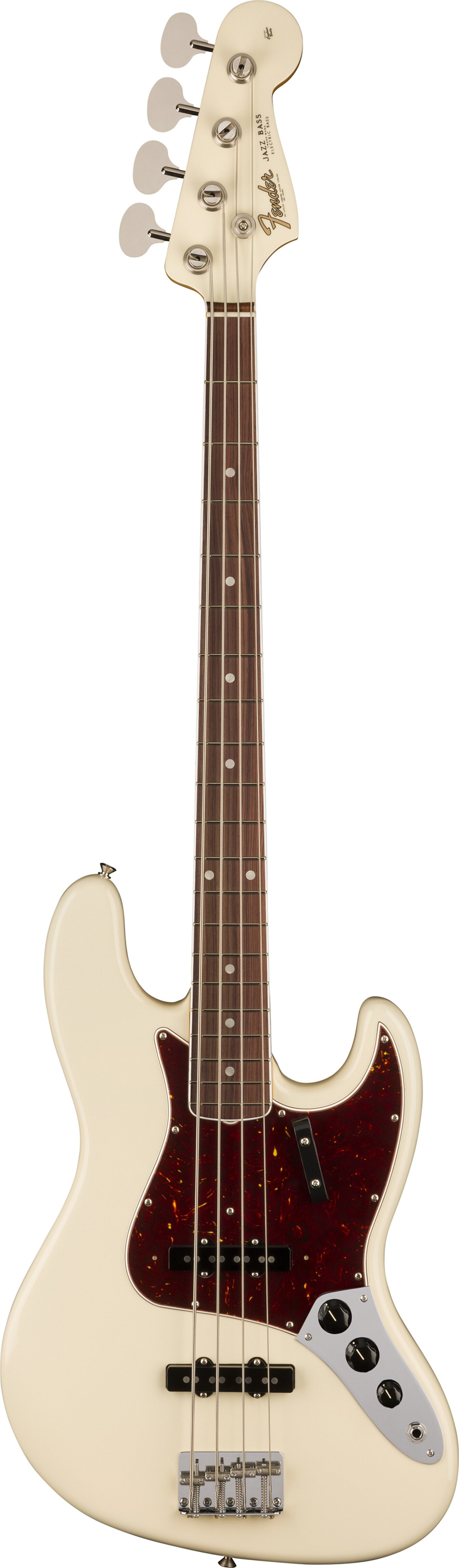 Fender Am Vint II 1966 Jazz Bass RW Olymp Wht WC -  0190170805