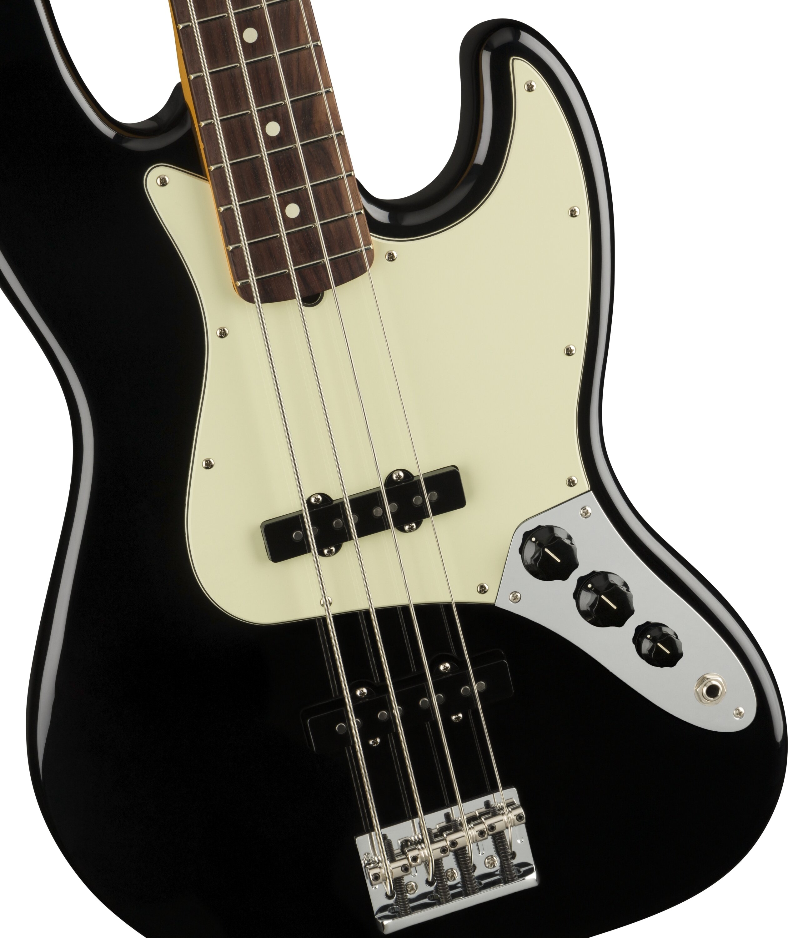 Fender American Pro II Jazz Bass RW Black W/C -  0193970706