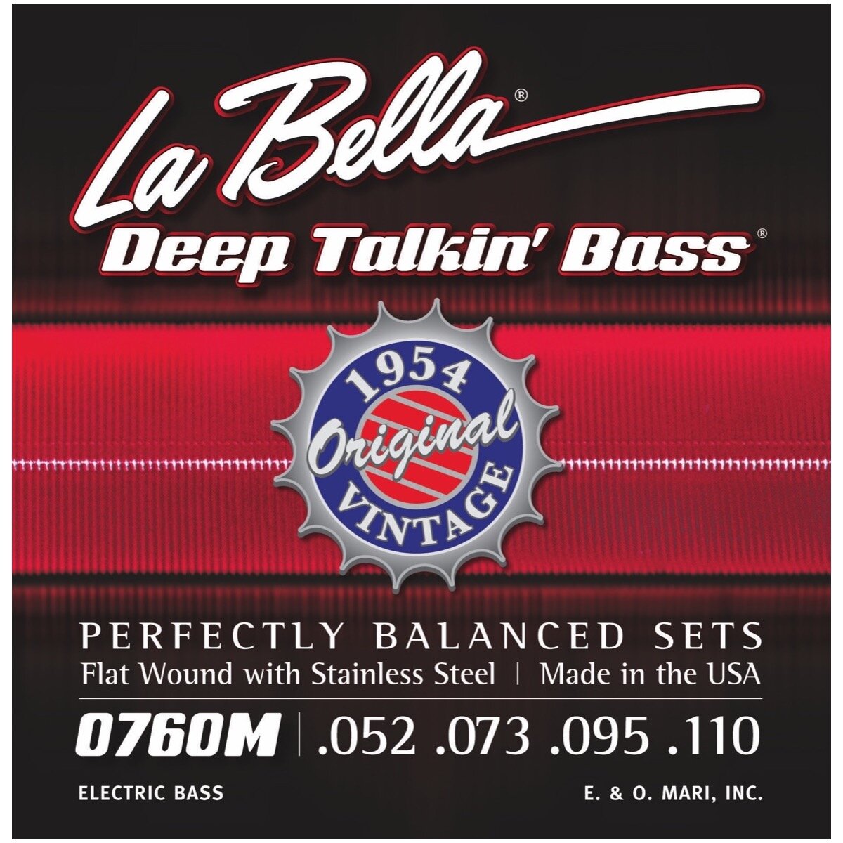La Bella 0760M Deep Talkin Bass 1954 Stainless FW