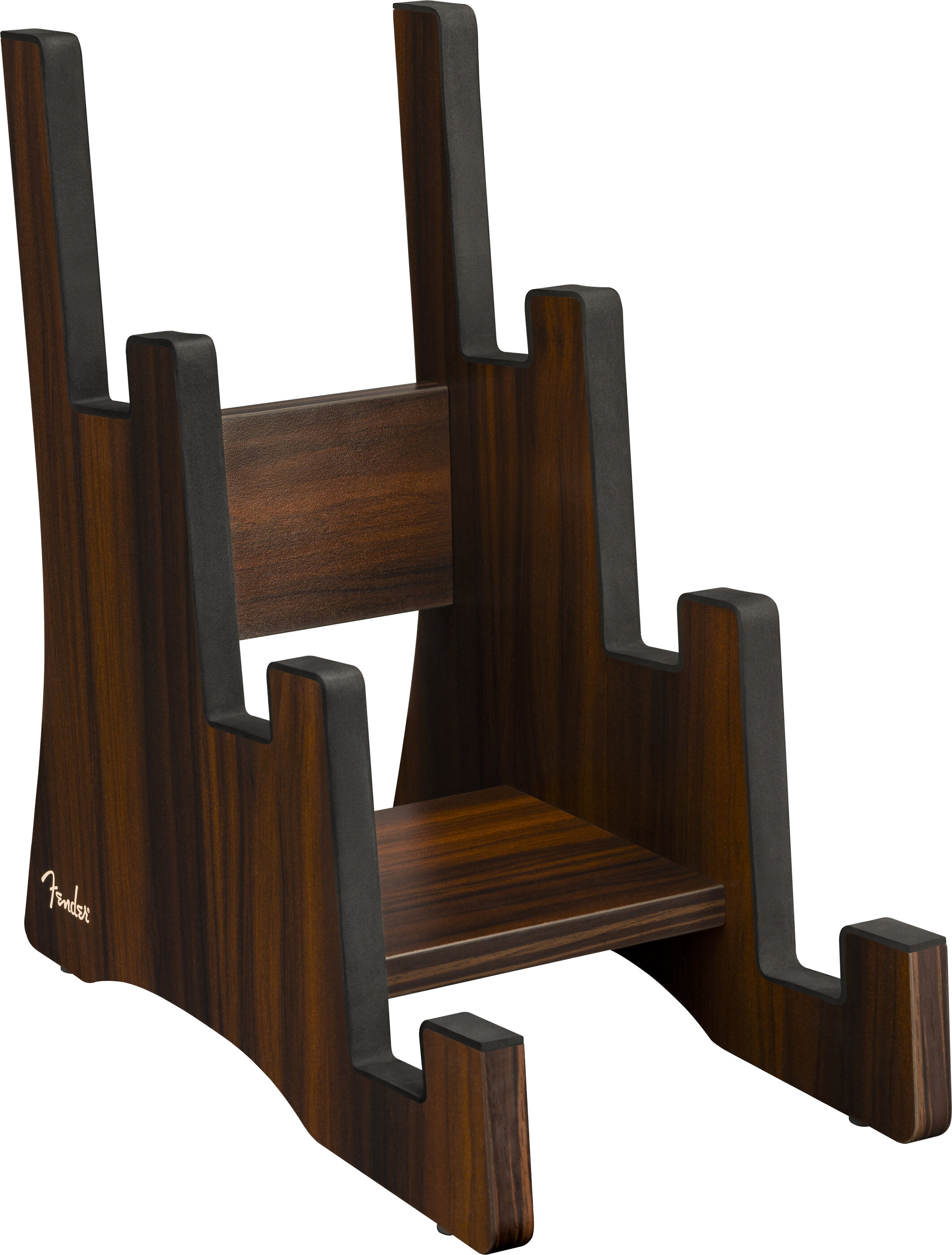 Fender Deluxe Wooden 3-Tier Multi Guitar Stand