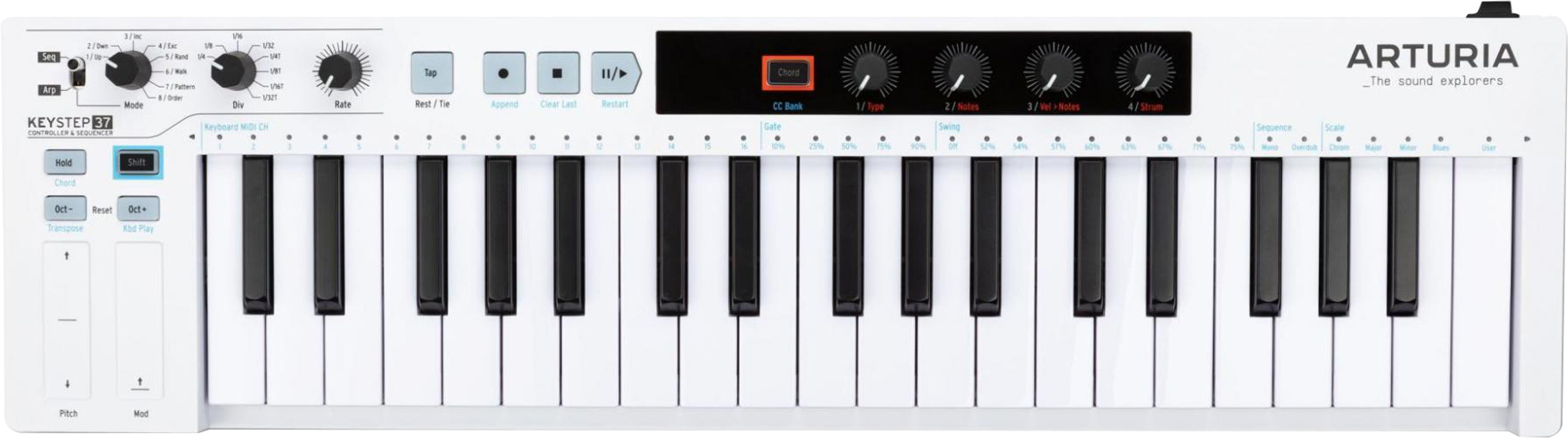 Arturia KeyStep 37 Keyboard Controller Sequencer