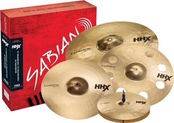 Sabian HHX Evolution Set 15005XEBP 14H/16C/20/18Oz