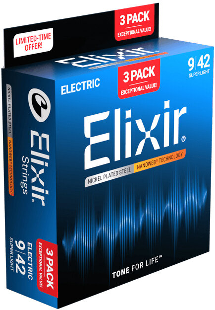 Elixir 16566 EGS Nano Super Light 3pk 9-42