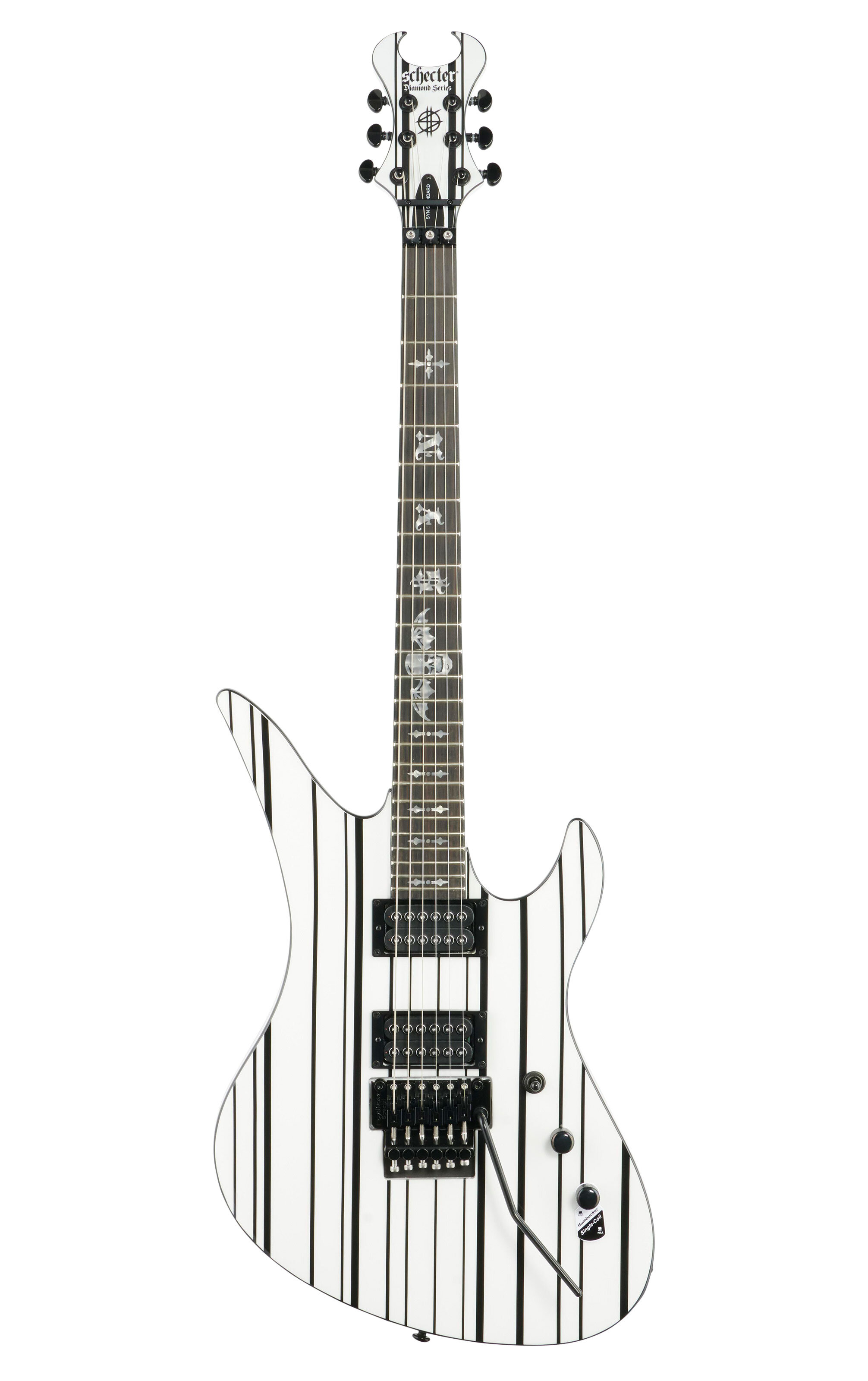 Schecter Synyster Gates Std EG White Blk Pinstripe -  1746