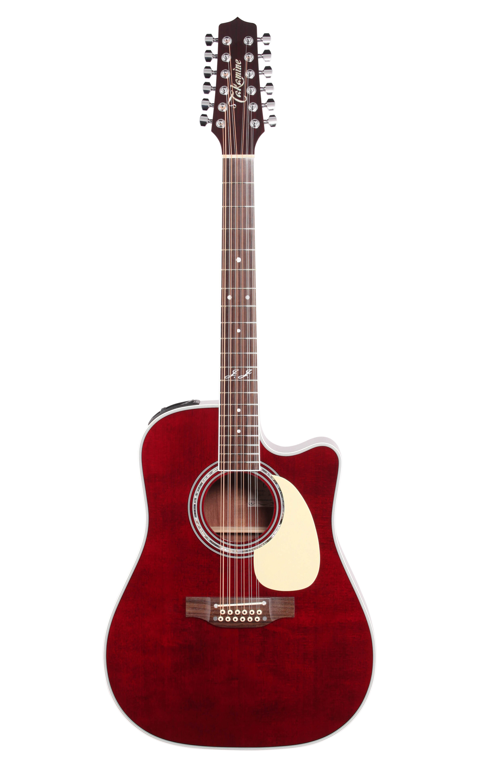 Takamine John Jorgenson 12 St Ac El Gtr Red WC -  JTAKJJ325SRC12