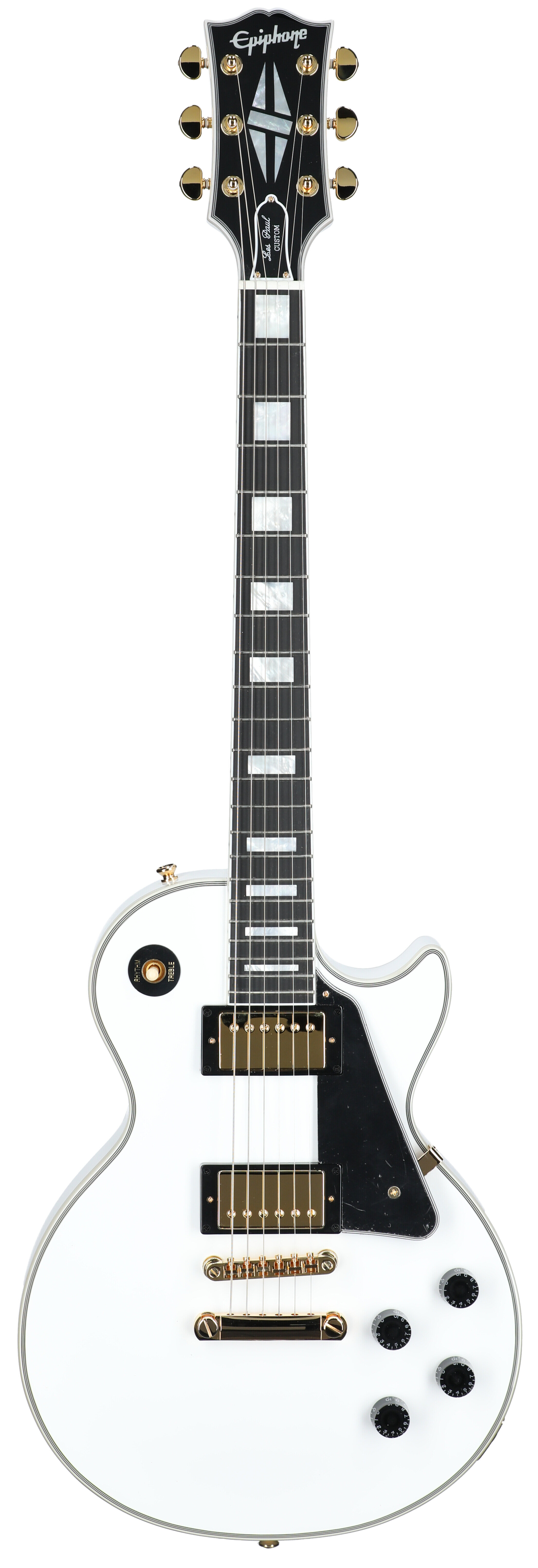 Epiphone IGC Les Paul Custom Alpine White W/C