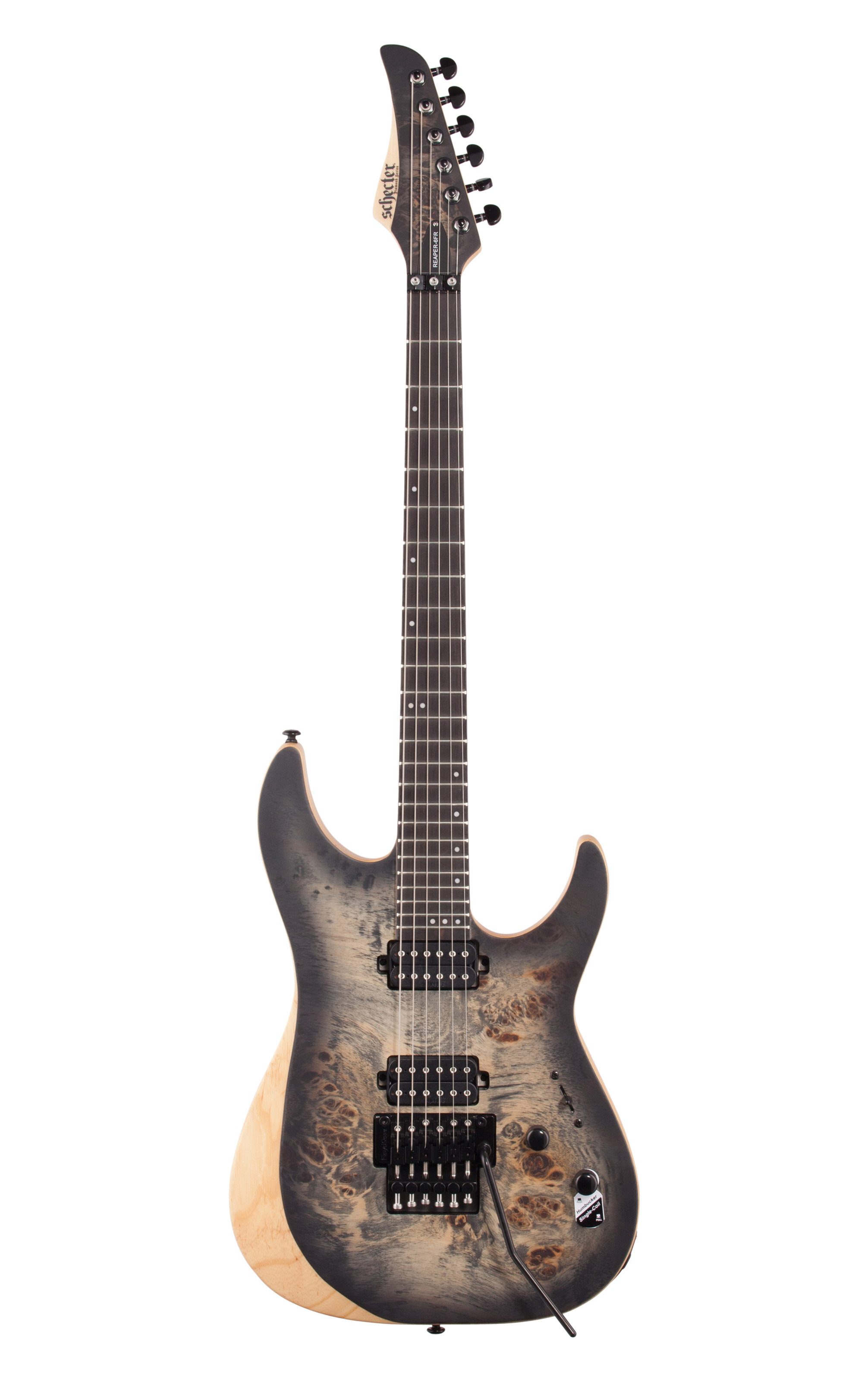 Schecter Reaper 6FR Electric Guitar Charcoal Burst -  1503