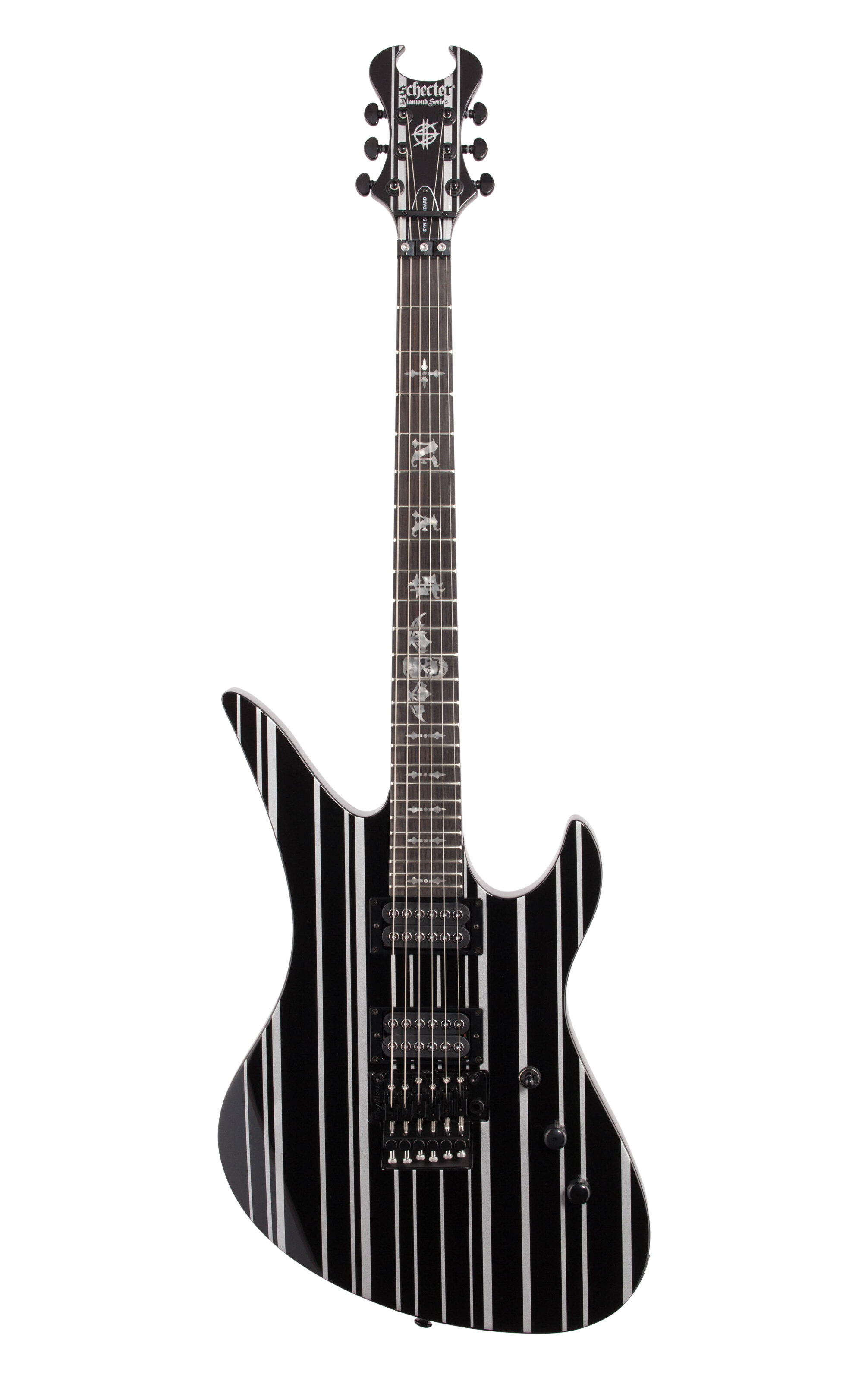 Schecter Synyster Gates Std El Gtr Bk Silver Str -  1739