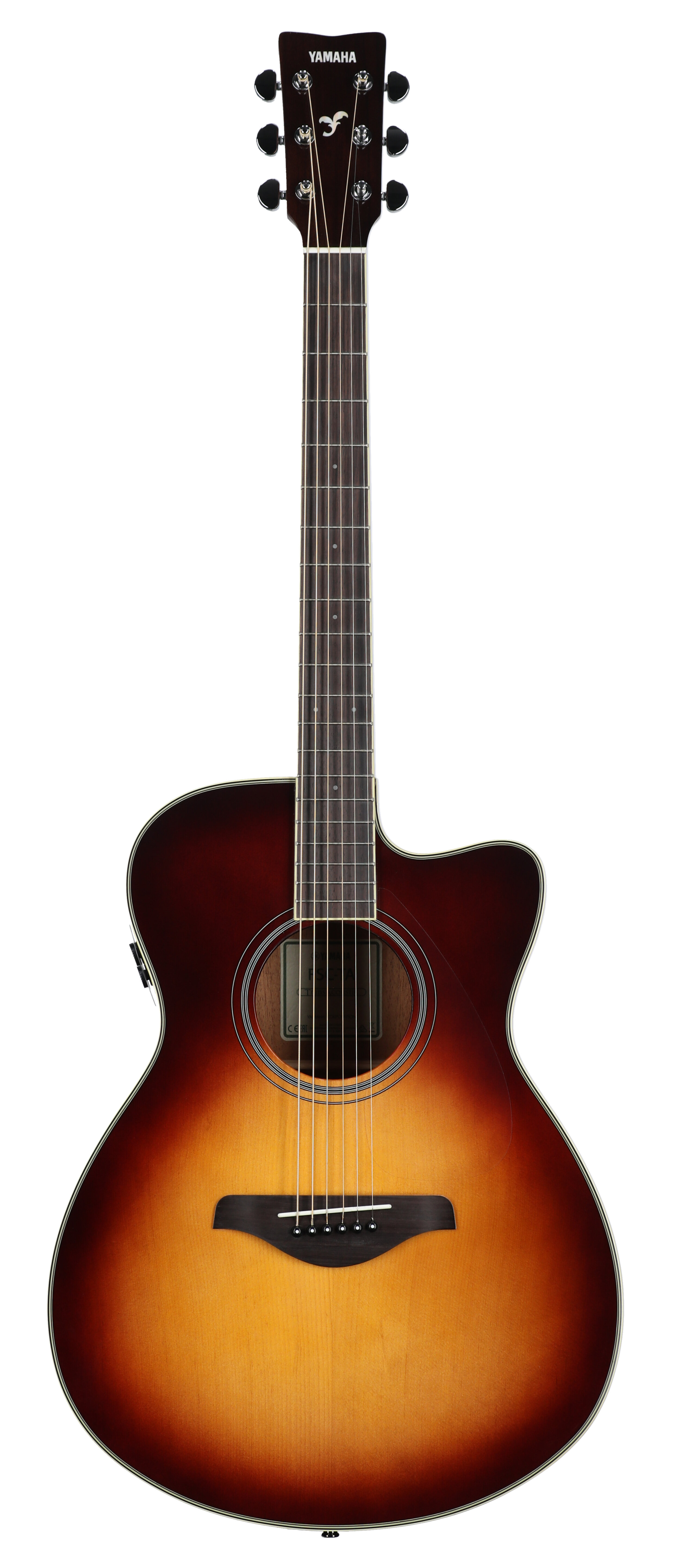 Yamaha FS Cutaway Trans Acoustic Brown Sunburst