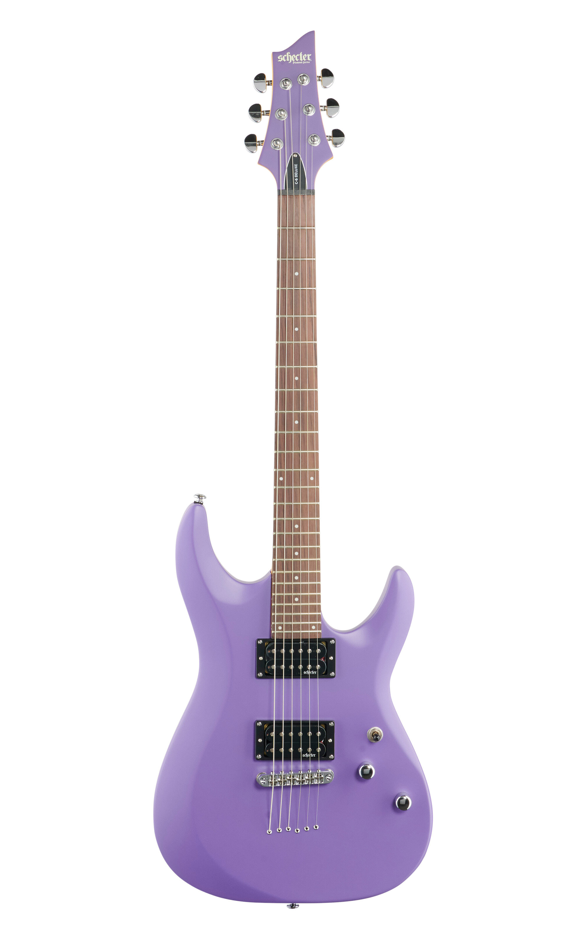 Schecter C-6 Deluxe Electric Guitar Satin Purple -  429