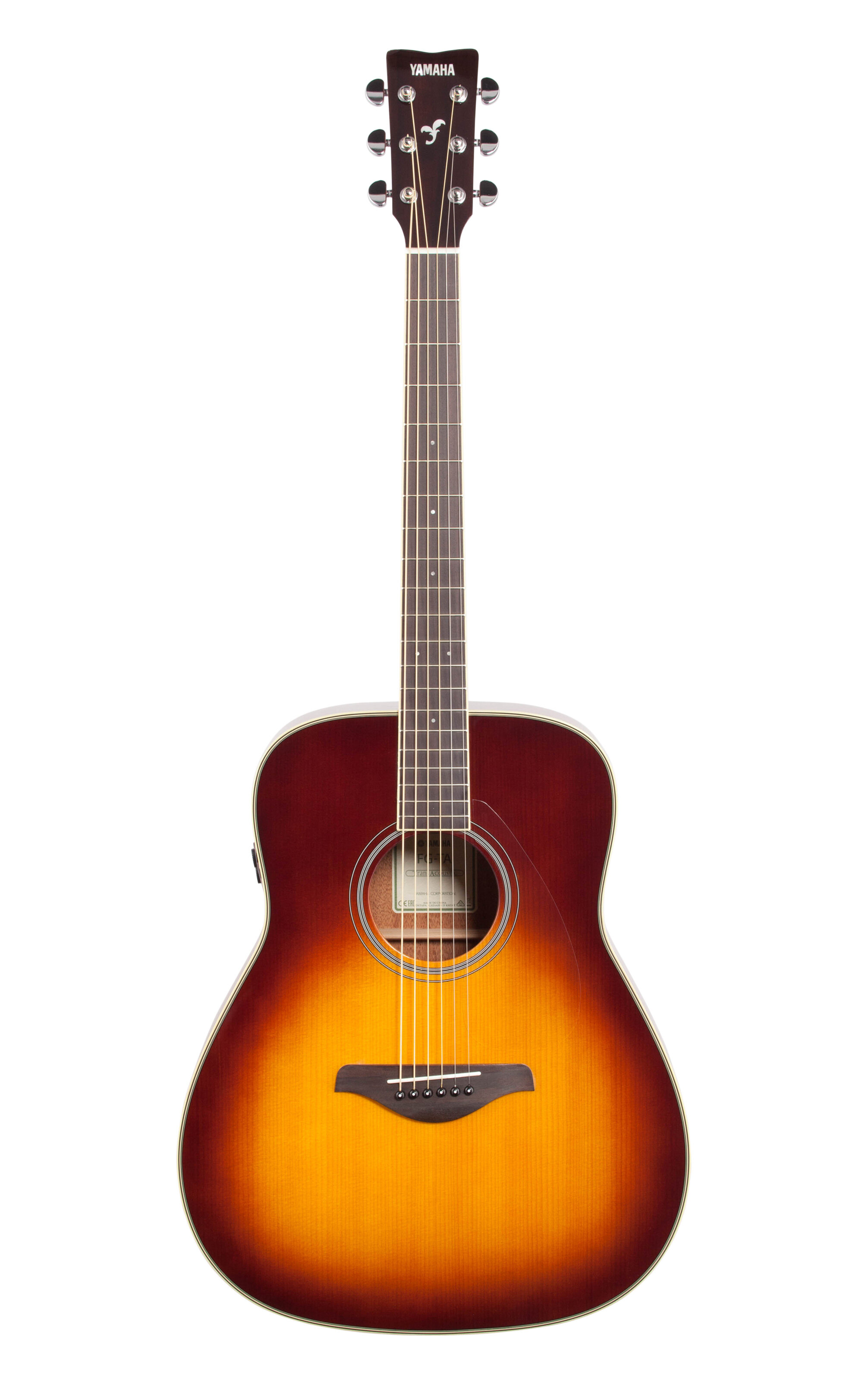 Yamaha FGTA Drednougt Transacoustic Brown Sunburst