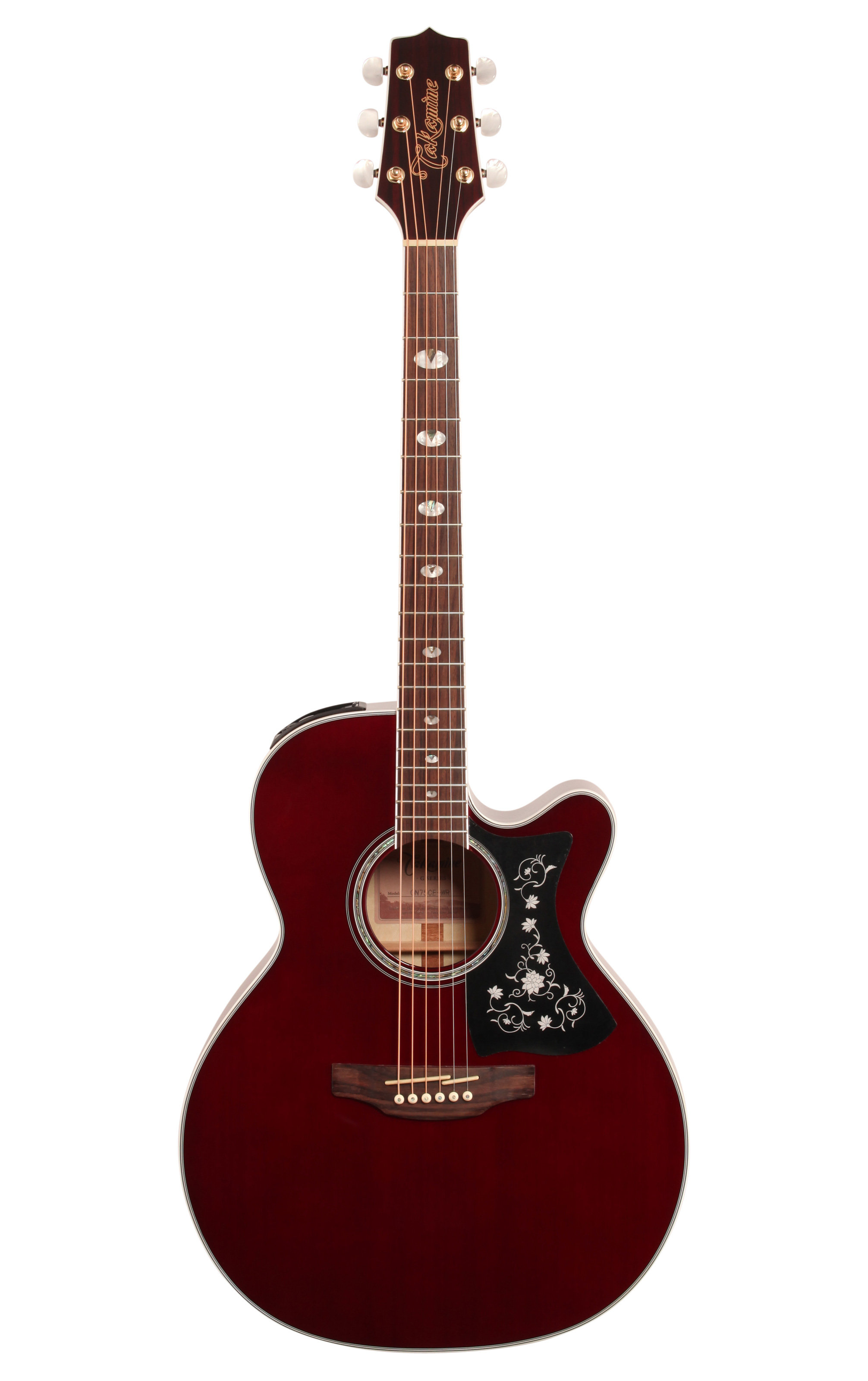 Takamine GN75CE Acoustic Electric Guitar Wine Red -  TAKGN75CEWR
