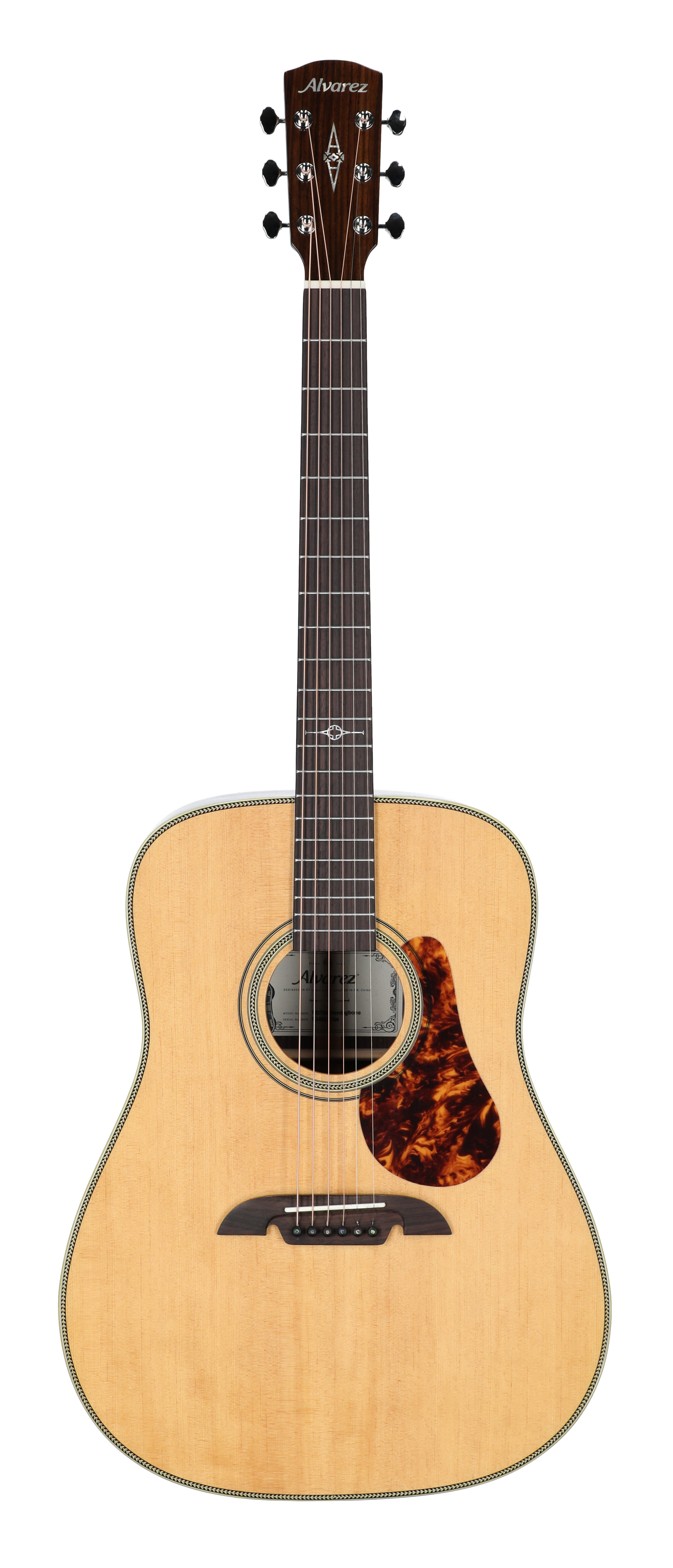 Alvarez Masterworks Bluegrass Dreadnought A/E -  MD70e_Herringbone