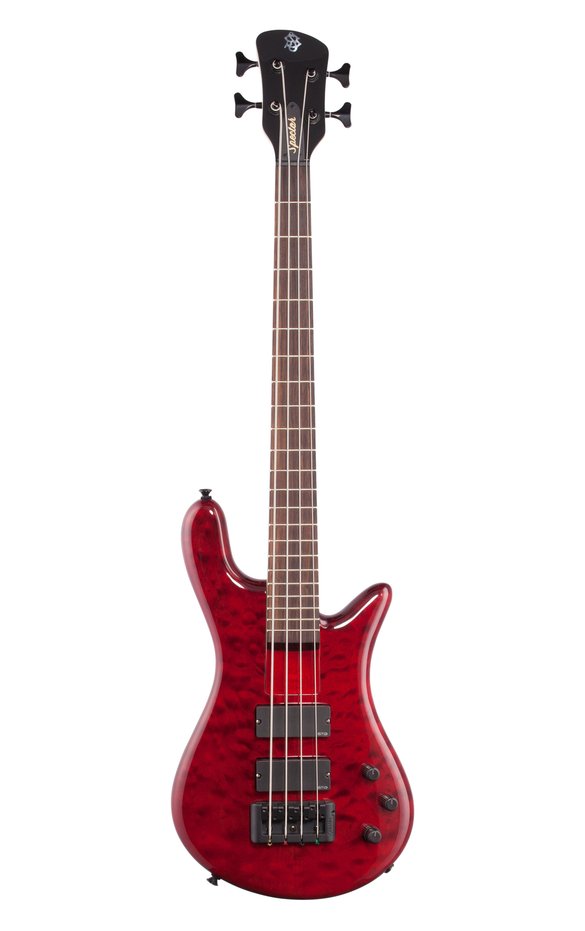 Spector Bantam 4 Short Scale Bass Blk Cherry Gloss