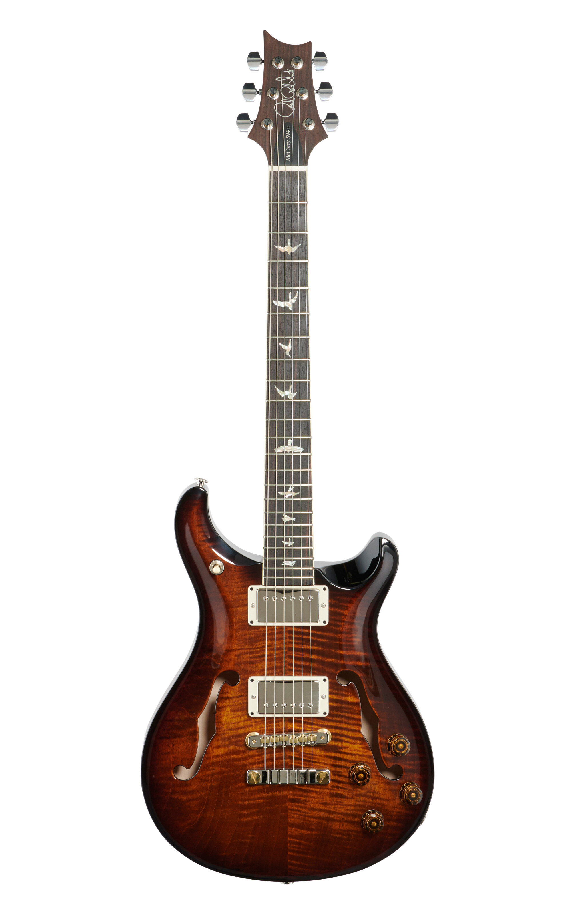 PRS McCarty 594 Hollowbody II Black Gold Burst