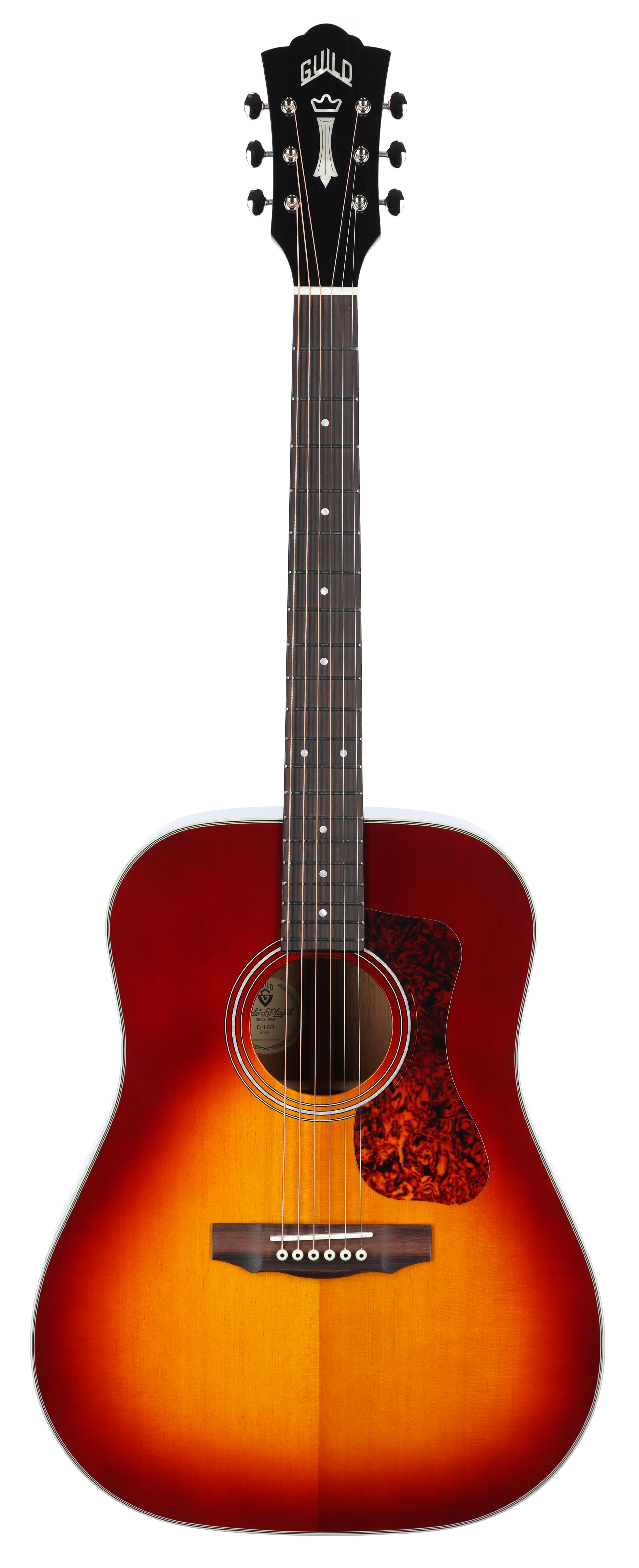 Guild D-140 Cherry Burst Dreadnought Acoustic
